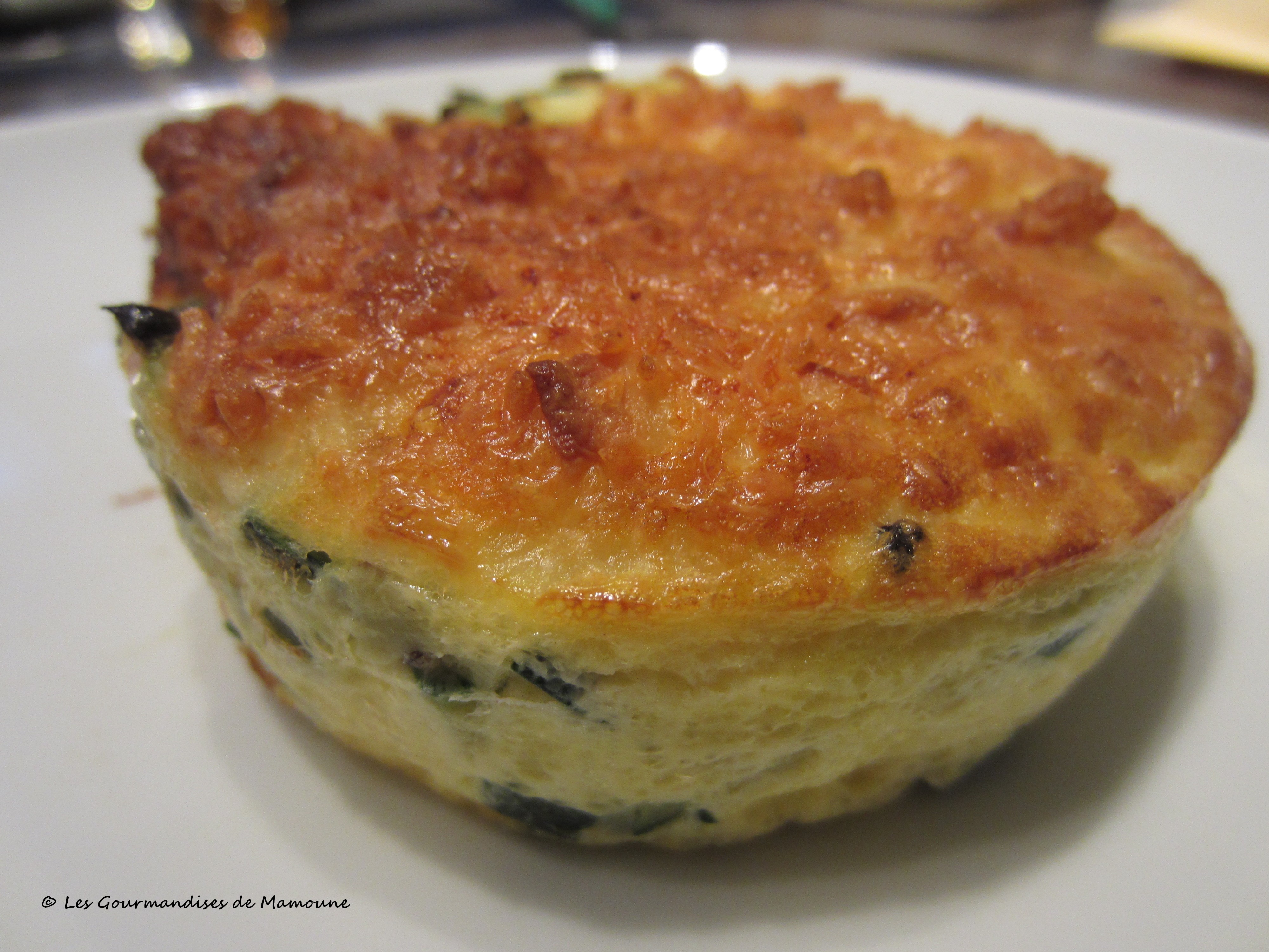 Flans de courgettes au chèvre Les gourmandises de Mamoune