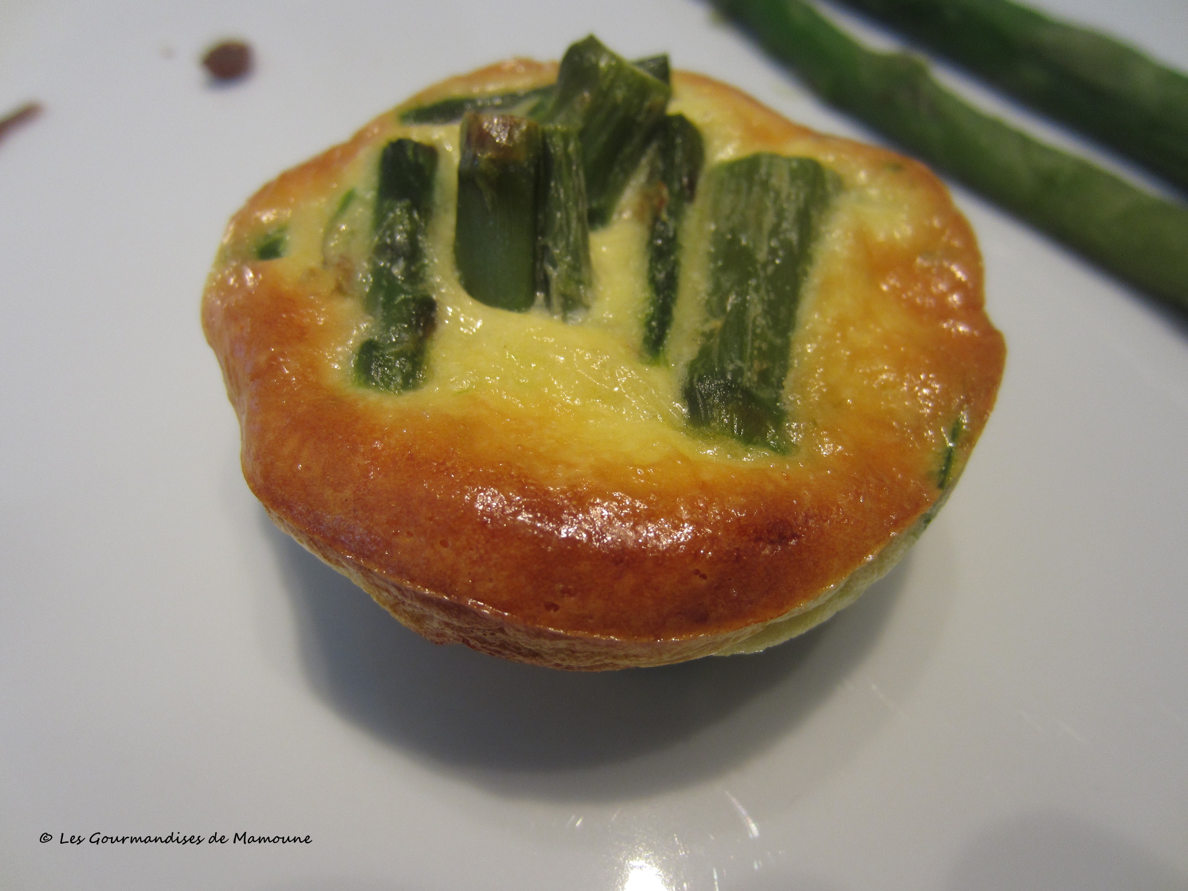 Petits flans aux asperges Les gourmandises de Mamoune
