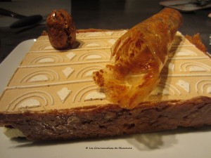 Entremets poire caramel
