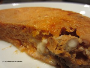 Flan de courge au gorgonzola