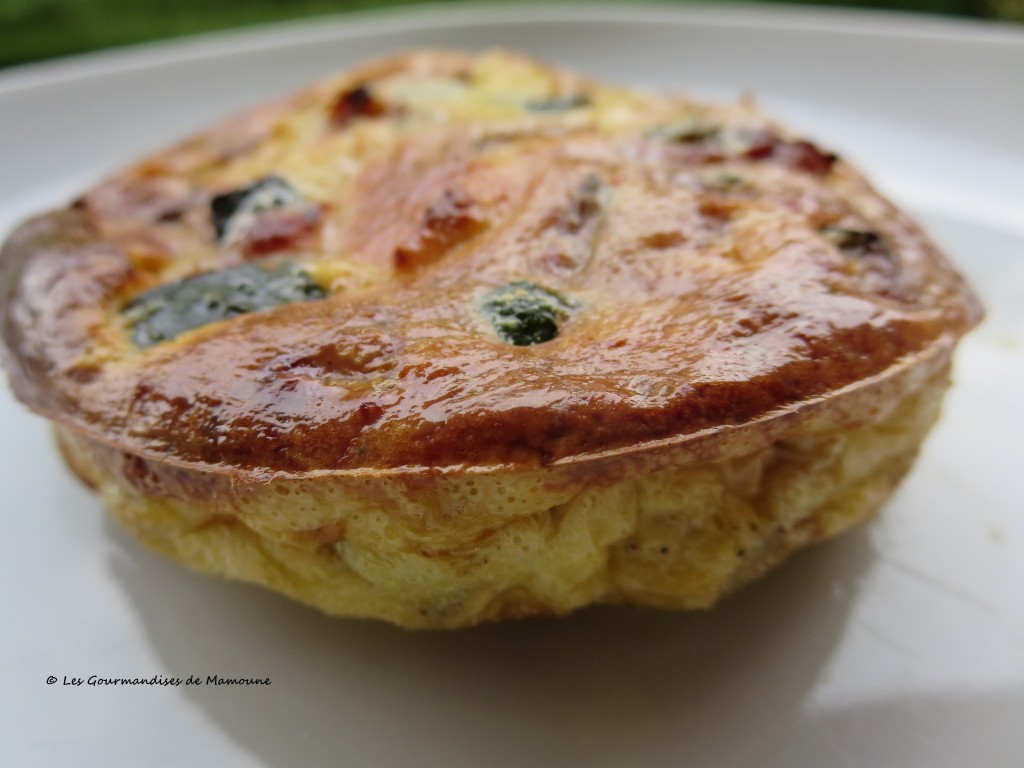 Flan chèvrecourgettepoivron à IG bas Les gourmandises de Mamoune