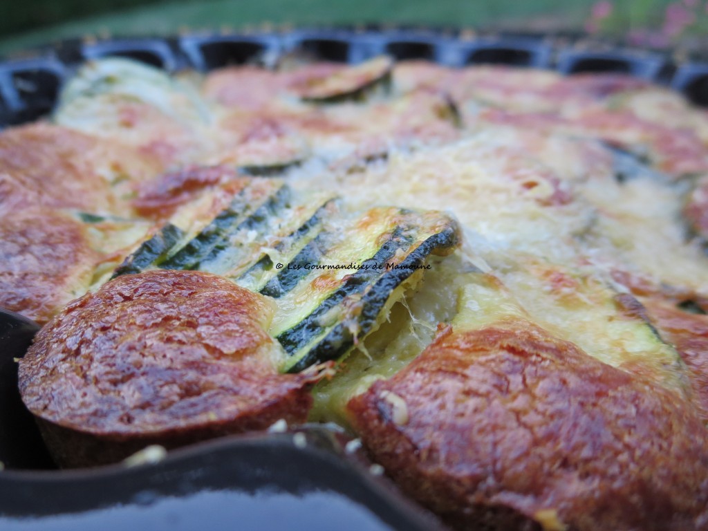 Flan de courgettes au pesto (IG bas) Les gourmandises de Mamoune
