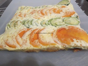 Gratin démoulé, peu épais pour 2 personnes